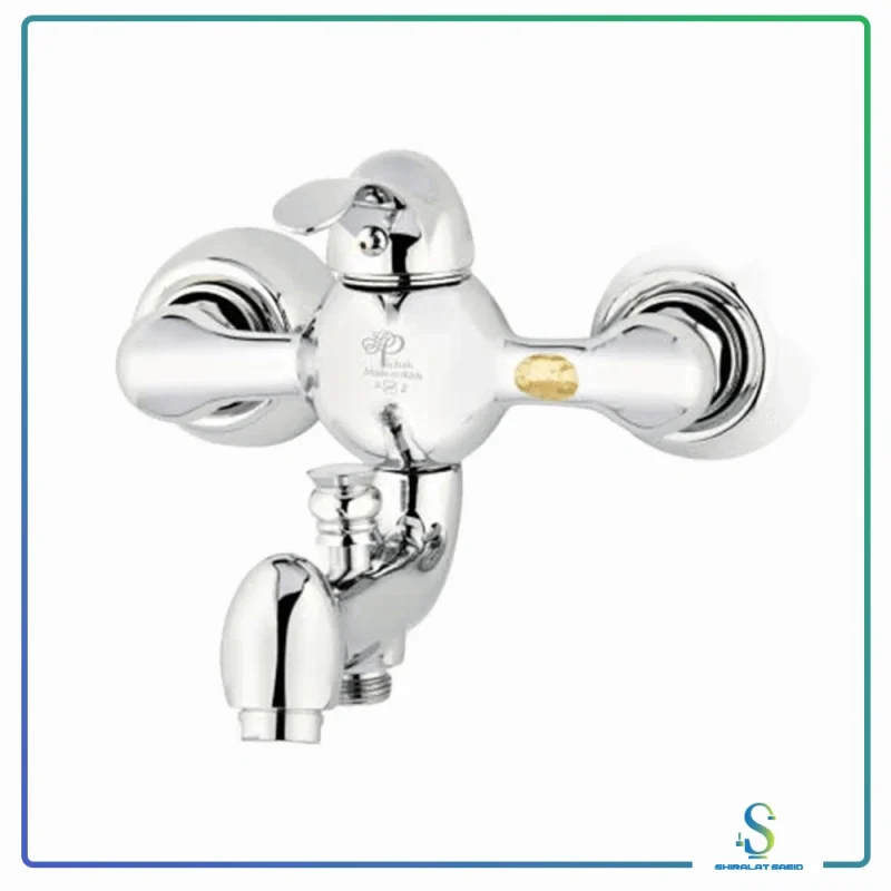 شیر دوش مدل سزار کروم