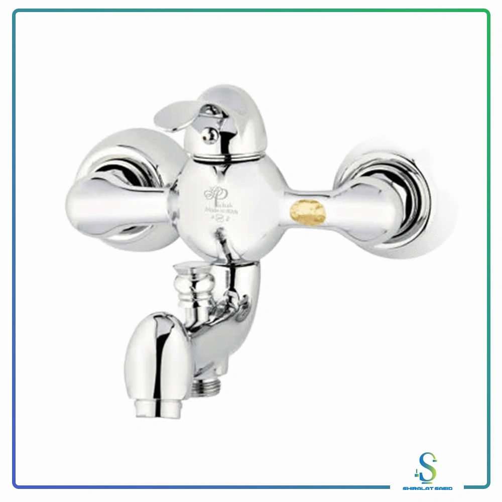 شیر دوش مدل سزار کروم