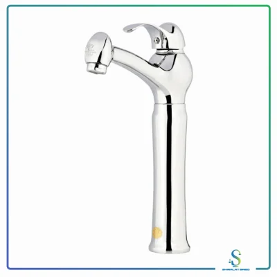 شیر روشویی مدل پایه بلند سزار کروم